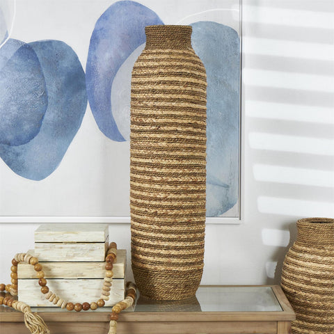 Seagrass Floor Vase 32"