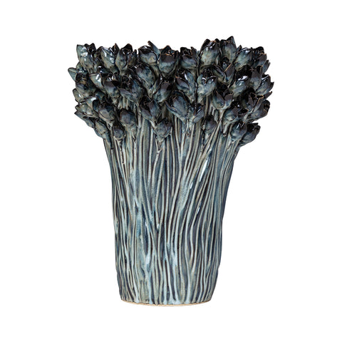 Arlen Azure Tall Vase