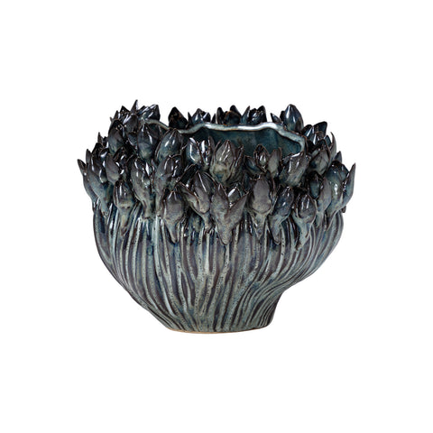 Arlen Azure Short Vase