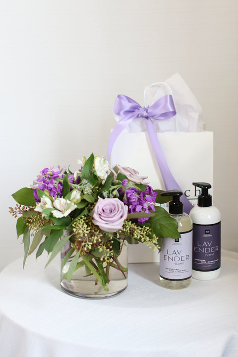 Floral Gift Set Lavender