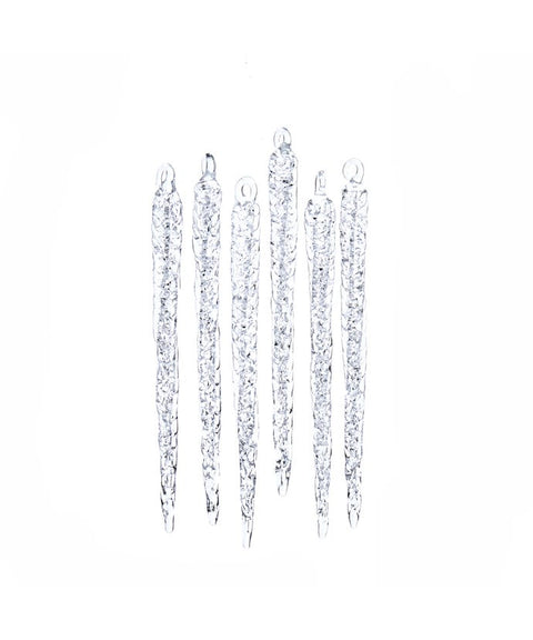 Icicle Spun Glass Orn