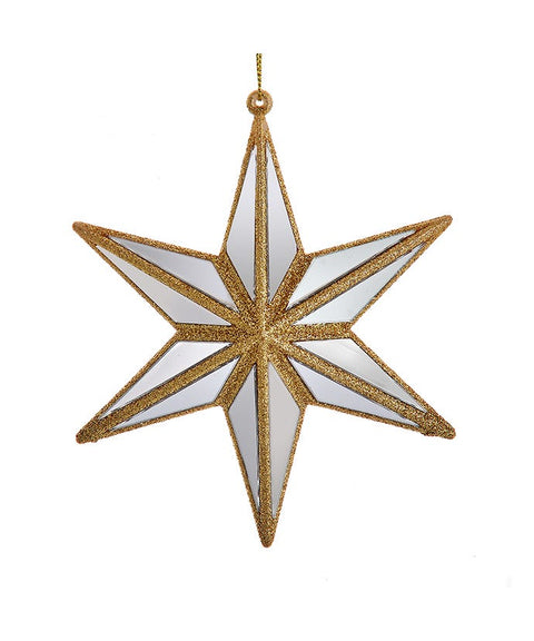 Plastic Mirror Star Orn