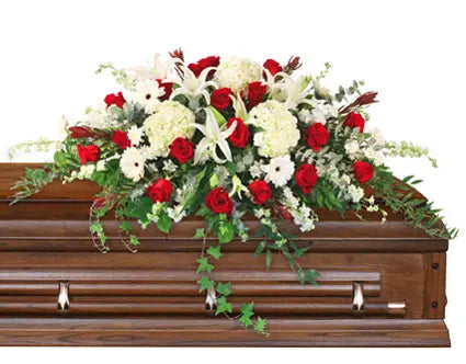 Love and Peace Casket Spray