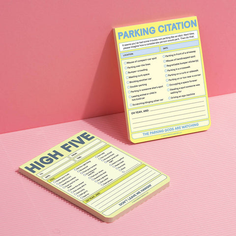 Parking Citation Nifty Note Pad (Pastel Version) – Monarch Garden and ...