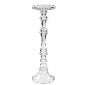 16.75 Inch Slender Glass Candleholder