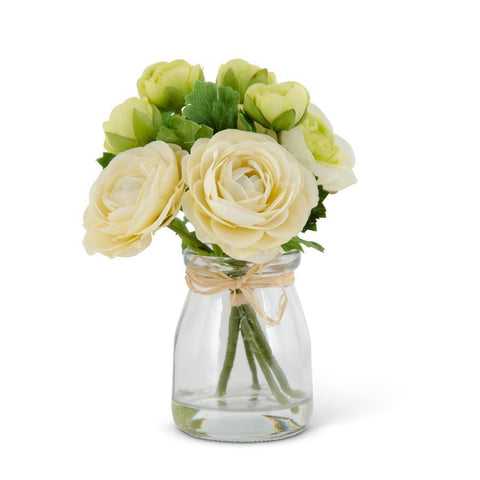 Mini Ranunculus in Vase