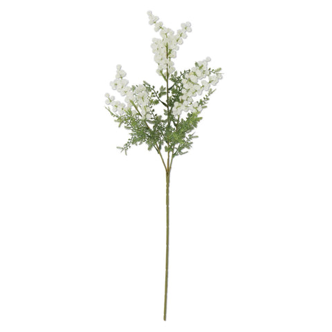 Mini Burs & Fern Stem White