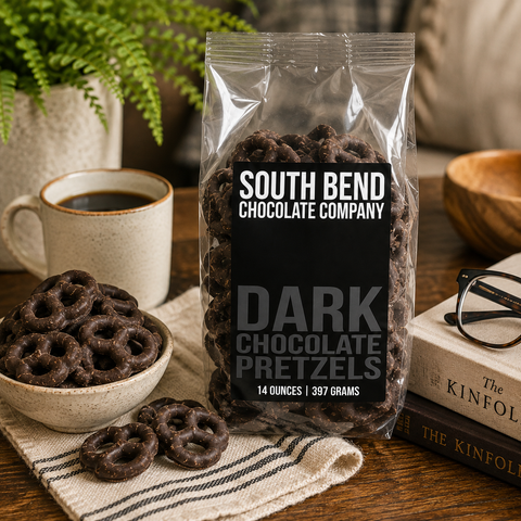 Chocolate Covered Pretzels - Dark Chocolate - 14 oz Bag