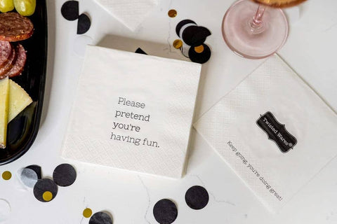 Funny Cocktail Napkins – Introvert Gift