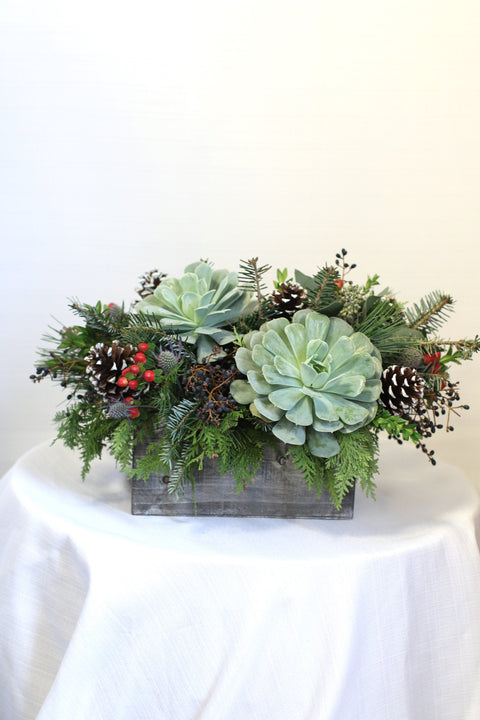 Winter Greenery Box