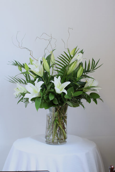 Lilies and Greens