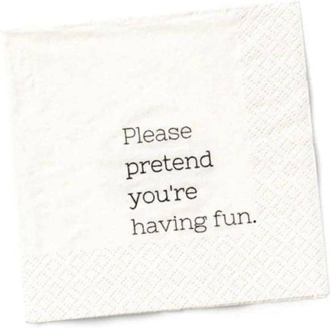 Funny Cocktail Napkins – Introvert Gift