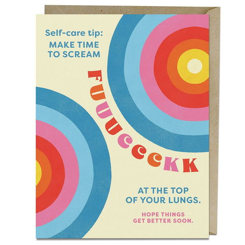 Self-Care Tip Friend Greeting Card