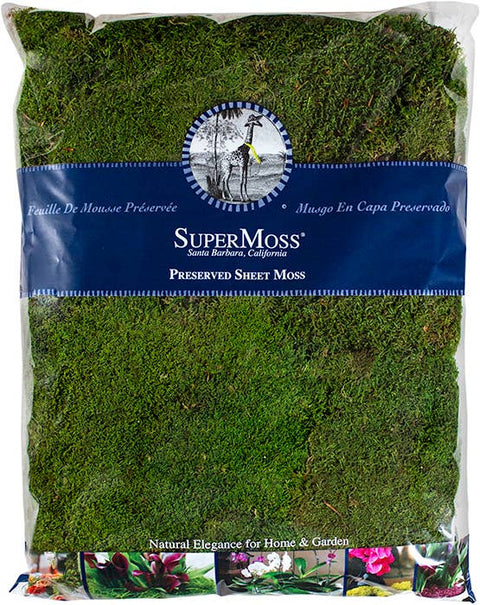 Preserved Sheet Moss: 4oz