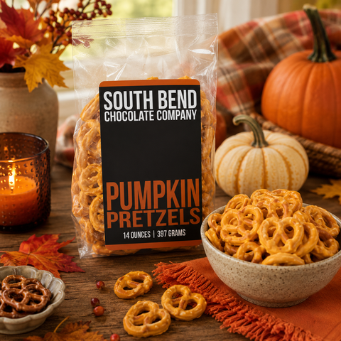 Chocolate Covered Pretzels - Pumpkin - 14 oz Bag