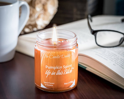 Pumpkin Spice Up In This Bitch - Jar Candle