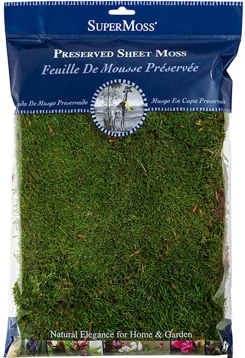 Preserved Sheet Moss: 4oz