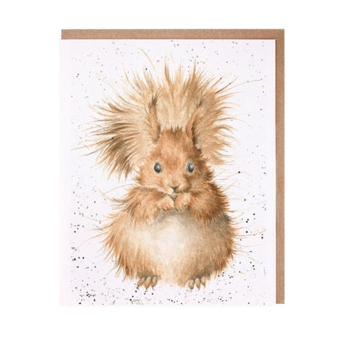 'Redhead' Squirrel Card