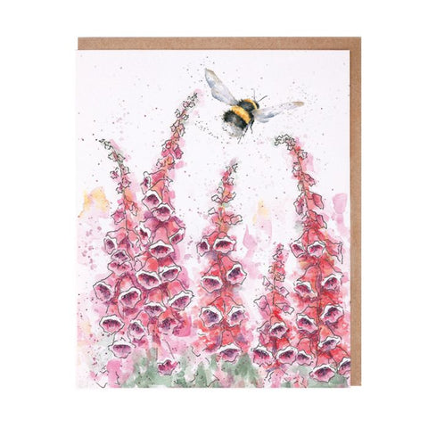 'A Cottage Garden' Bee Card