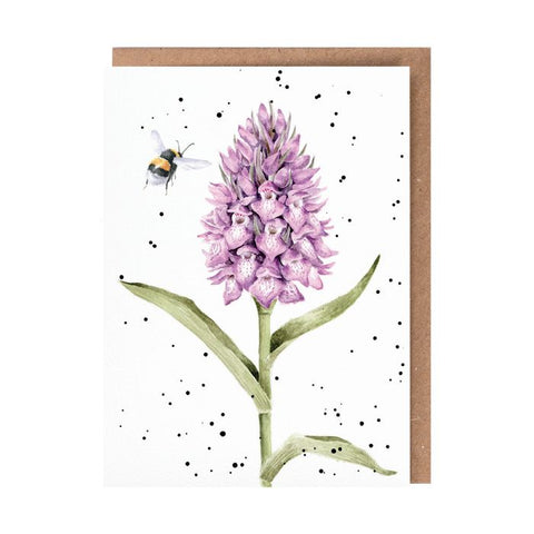 'Marsh Orchid' Bee Card