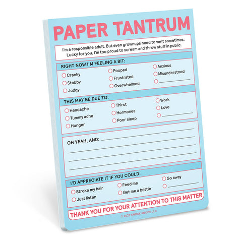 Paper Tantrum Nifty Note Pad (Pastel Version) – Monarch Garden and ...