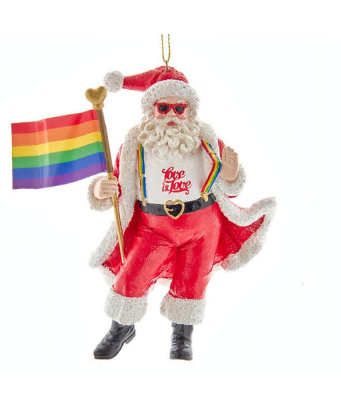 Resin Pride Santa Orn