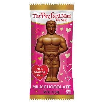 The Perfect Man Milk Chocolate Bite Sized 1oz